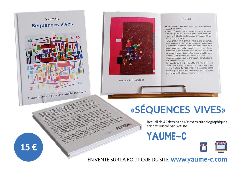 Affichette du livre "Séquences vives"