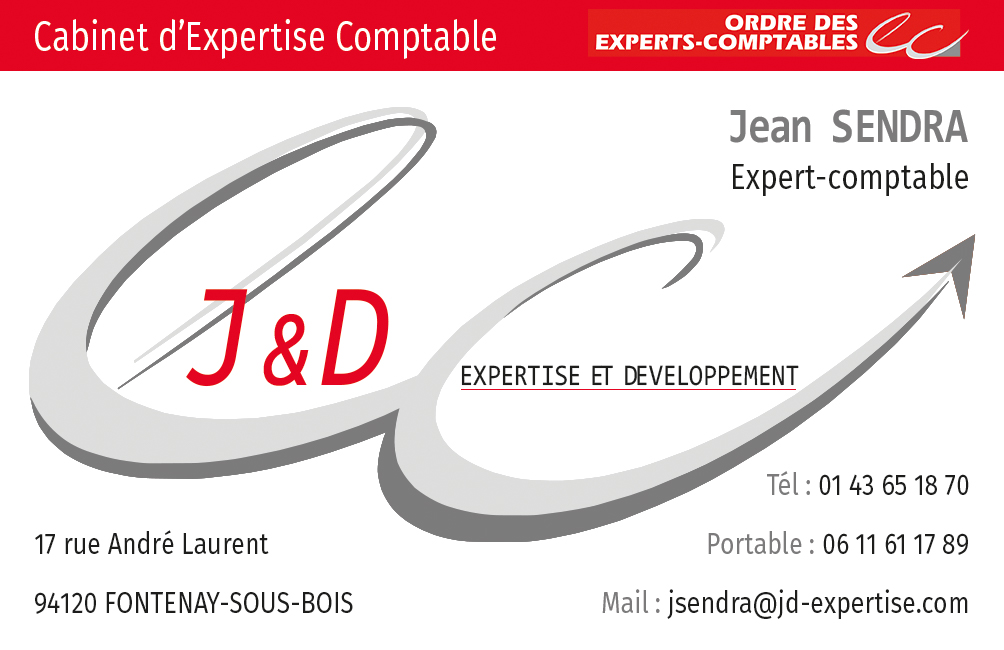 Carte de visite J&D expert-comptable