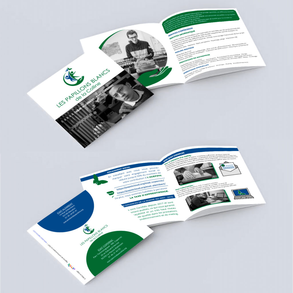 Mockup plaquette ESAT couverture