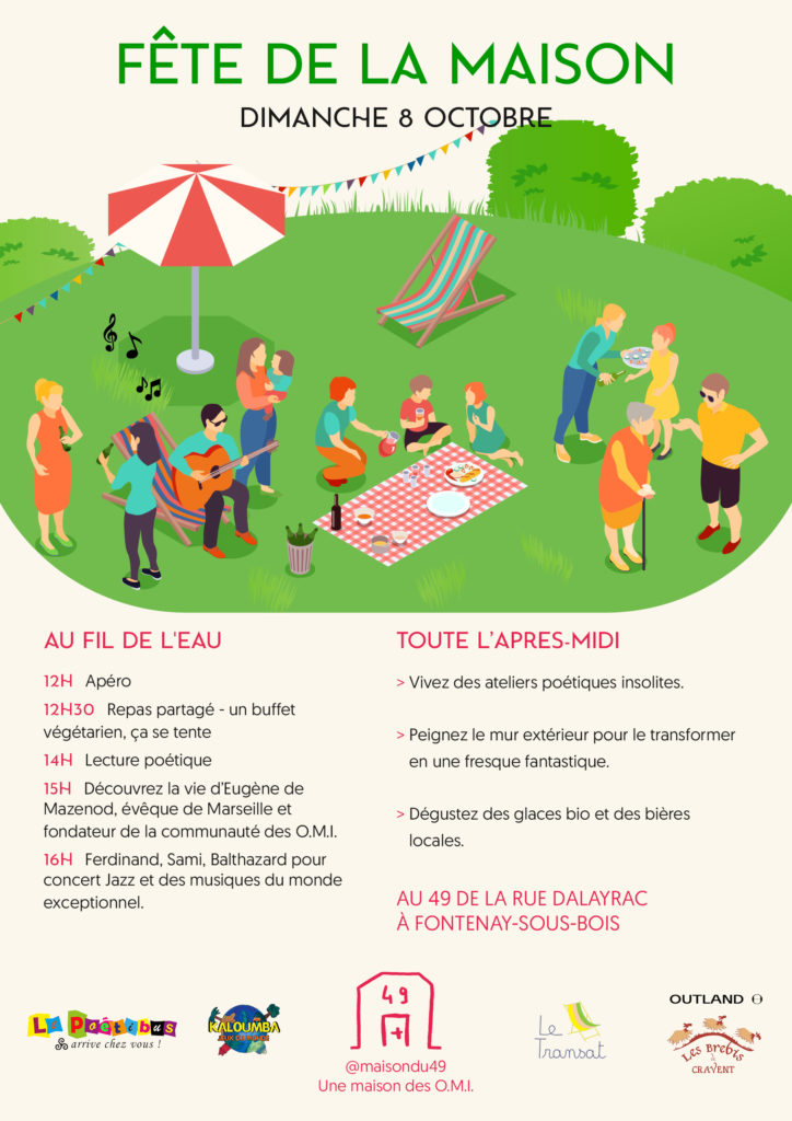 Affiche "Fête de la maison"