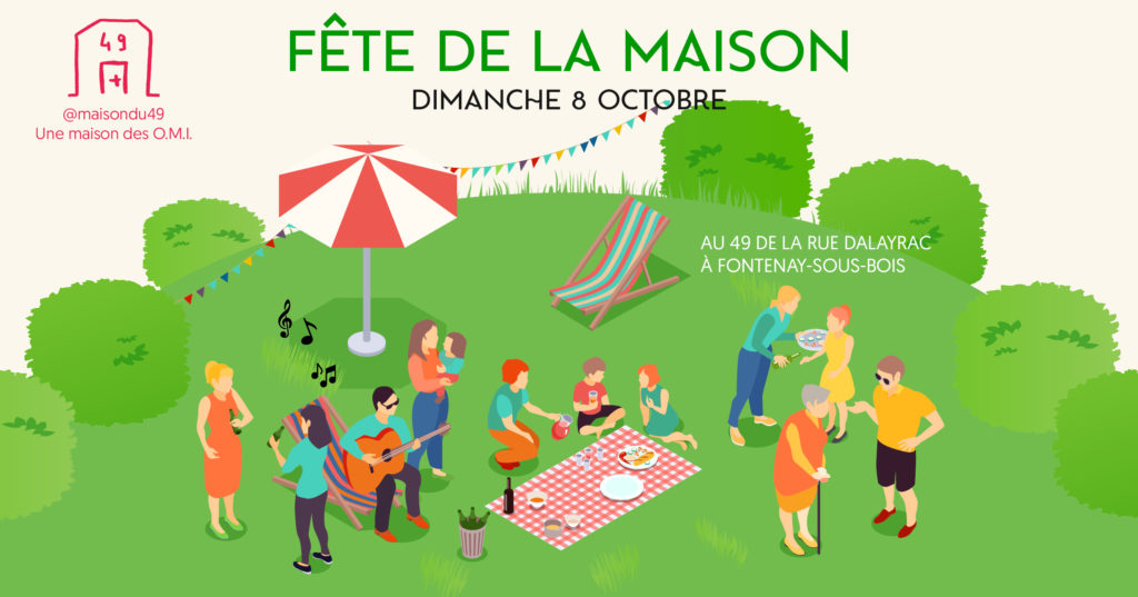 Couverture Facebook "Fête de la maison"