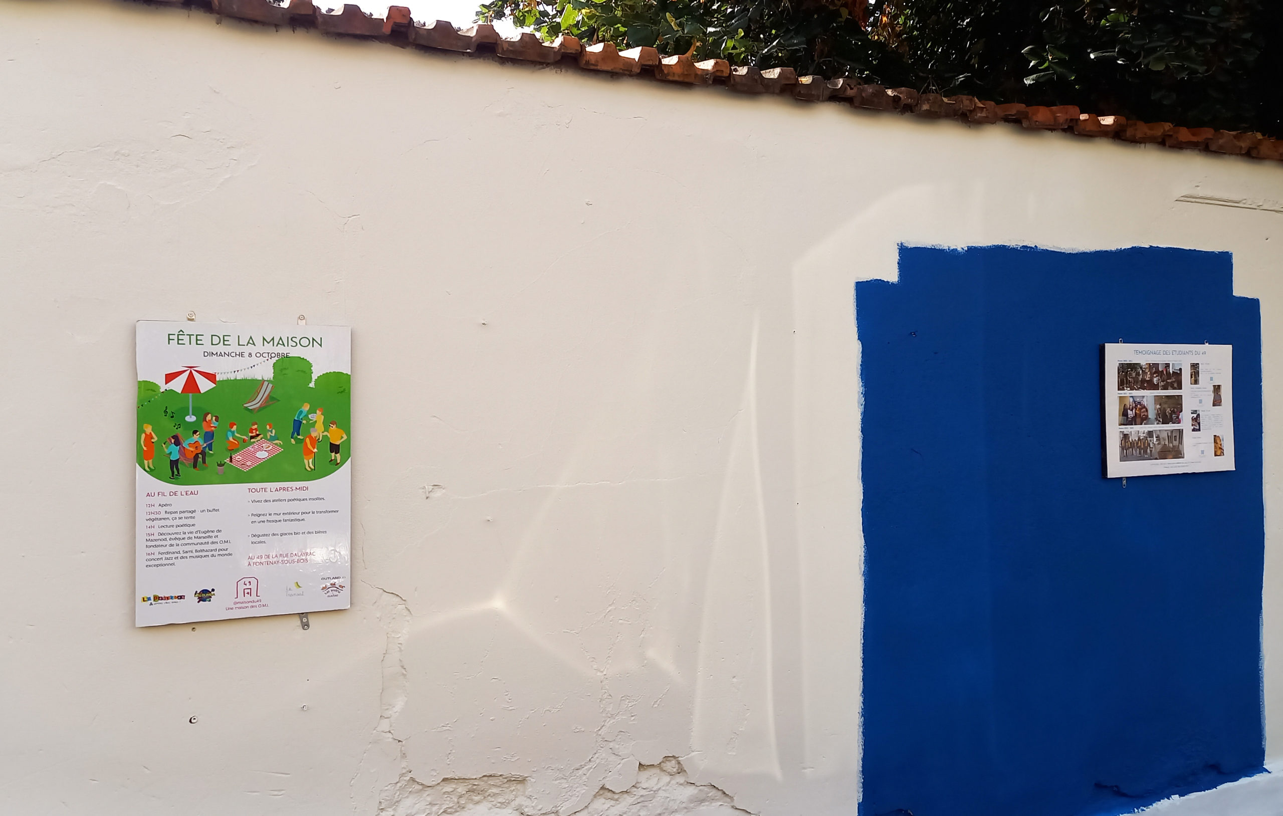 Affiche "Fête de la maison"